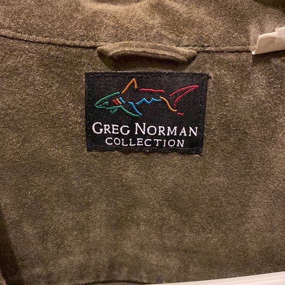 Greg Norman Collection Suede Shirt - Picture 2 of 5
